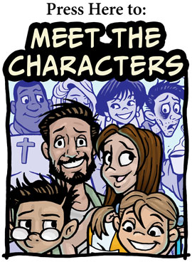 The Christian Walk characters by Ian Coate